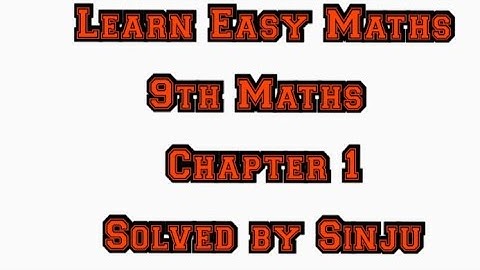 9th Maths Chapter 1 Exercise 1.1 problem 2 Samacheer State board Tamil English medium