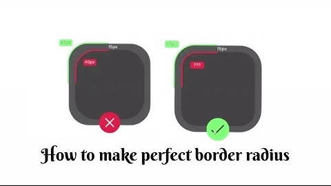 How to make perfect Rounded Corner border-radius | HTML & CSS Tips