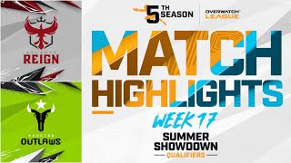@atlantareign vs Houston @OutlawsOW | Summer Showdown Qualifiers Highlights | Week 17 Day 3
