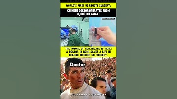 World’s First 5G Remote Surgery | Chinese Doctor Operates Over 8 000 km 😲🚀