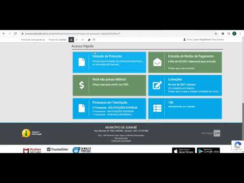Tutorial Protocolo Digital Prefeitura Municipal de Sumaré