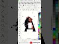 Letter Portrait in CorelDRAW