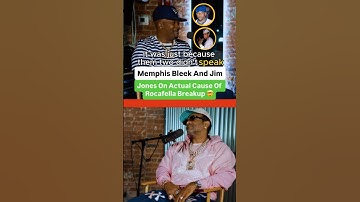 Memphis Bleek And Jim Jones On Actual Cause Of Rocafella Breakup 🤯