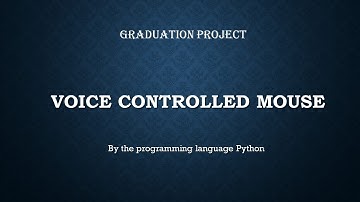 Voice Controlled Mouse