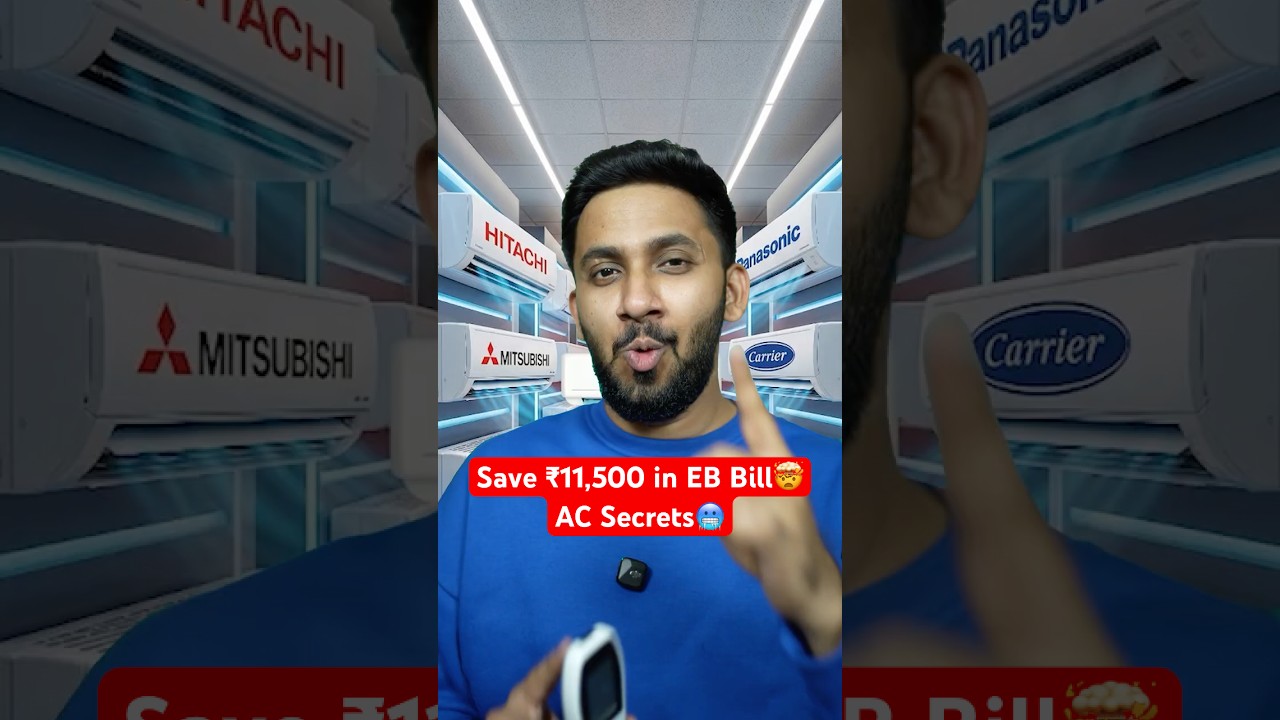 AC use panrapa Rs.11,500 EB Bill Save panalam🤯 Unknown Air Conditioner Secrets🥶