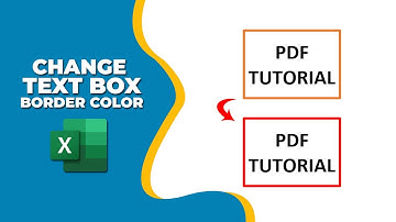 How to change Text Box Border Color in Excel