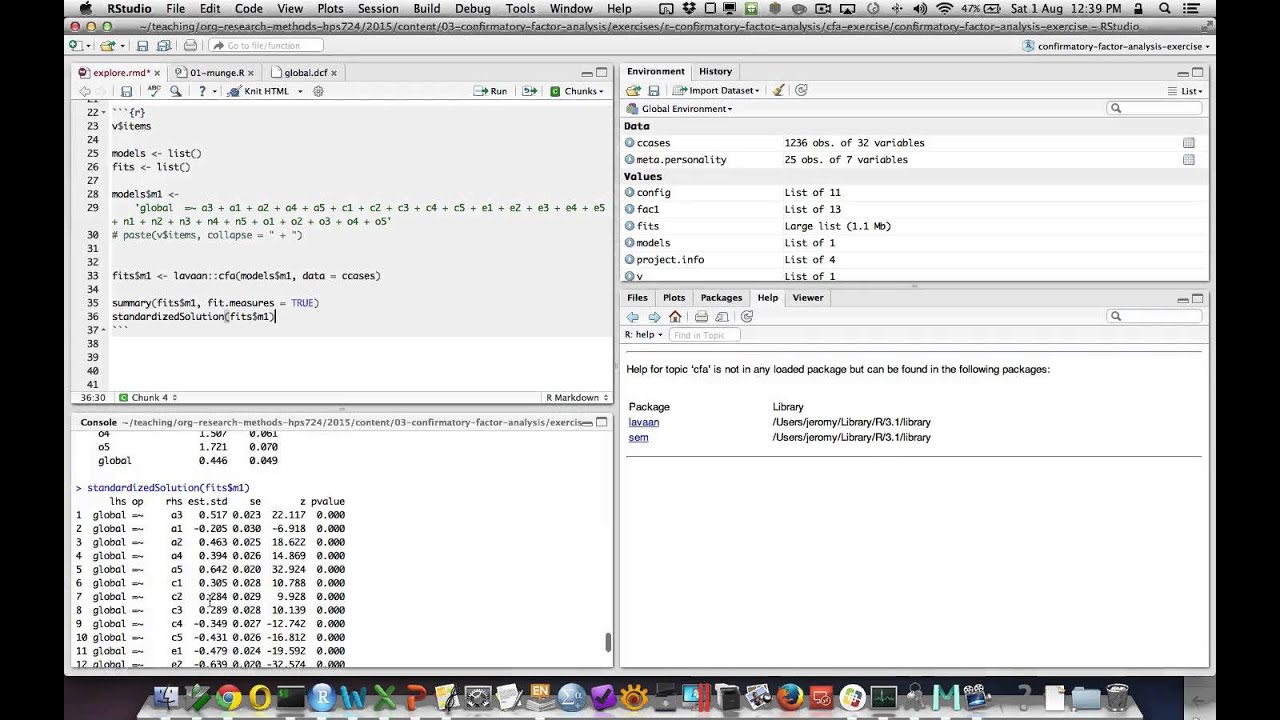 Confirmatory Factor Analysis In R Using Lavaan YouTube Confirmatory Factor Analysis In R Using Lavaan YouTube