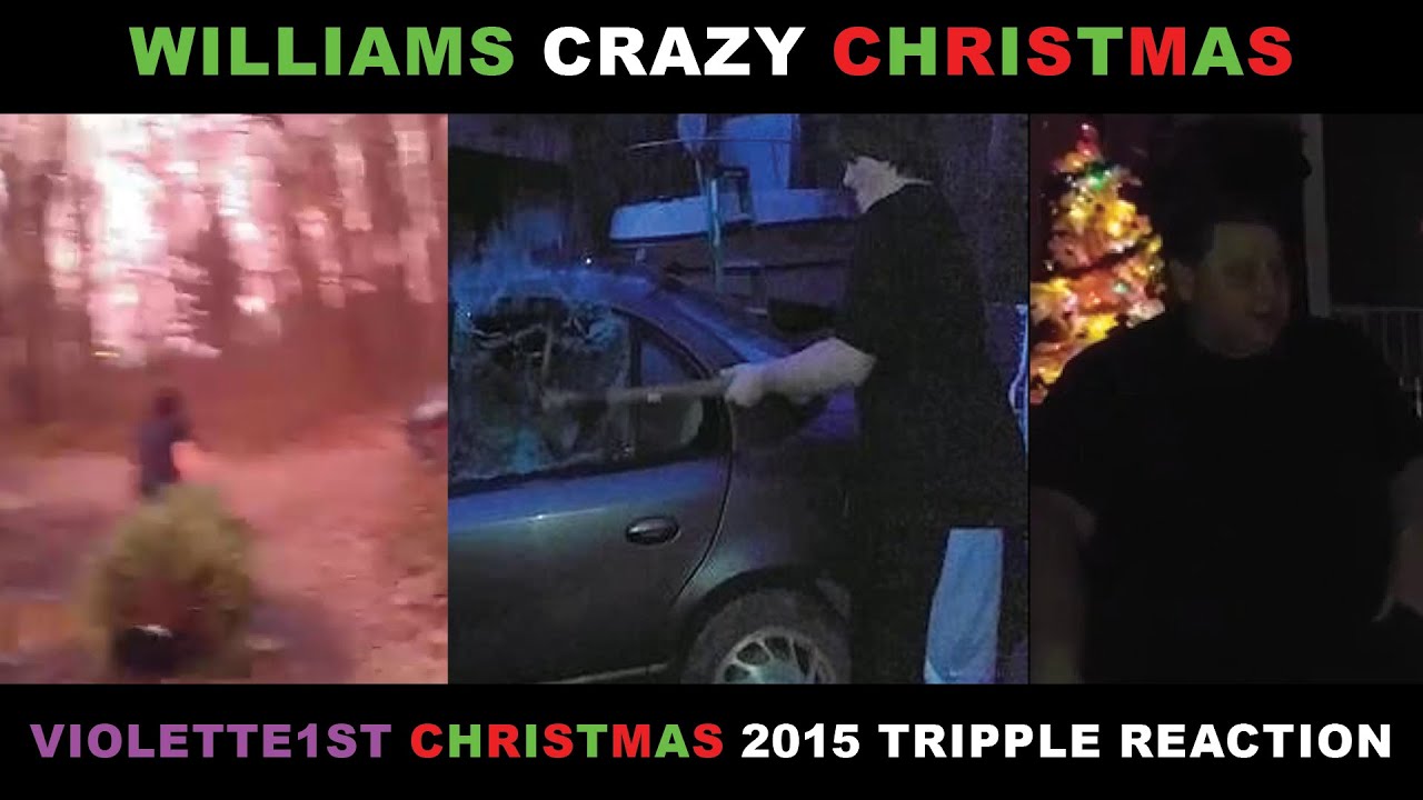 Безумное Рождество Уильямса | Тройная реакция на Рождество 1-й Вайолетты 2015