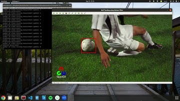 Football ball tracking using Kalman Filter