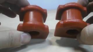 Втулки переднего стабилизатора Mitsubishi Lancer X/Front anti roll bar to chassis bush