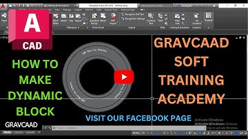 How to make a dynamic block in autocad 2023 | dynamic block bearing