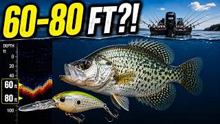 Crappie on the MAIN CHANNEL in 60–80 FT of Water! | Pulling Crankbaits
