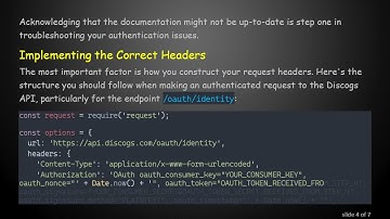 Resolving the 401 You must authenticate to access this resource Error with the Discogs API