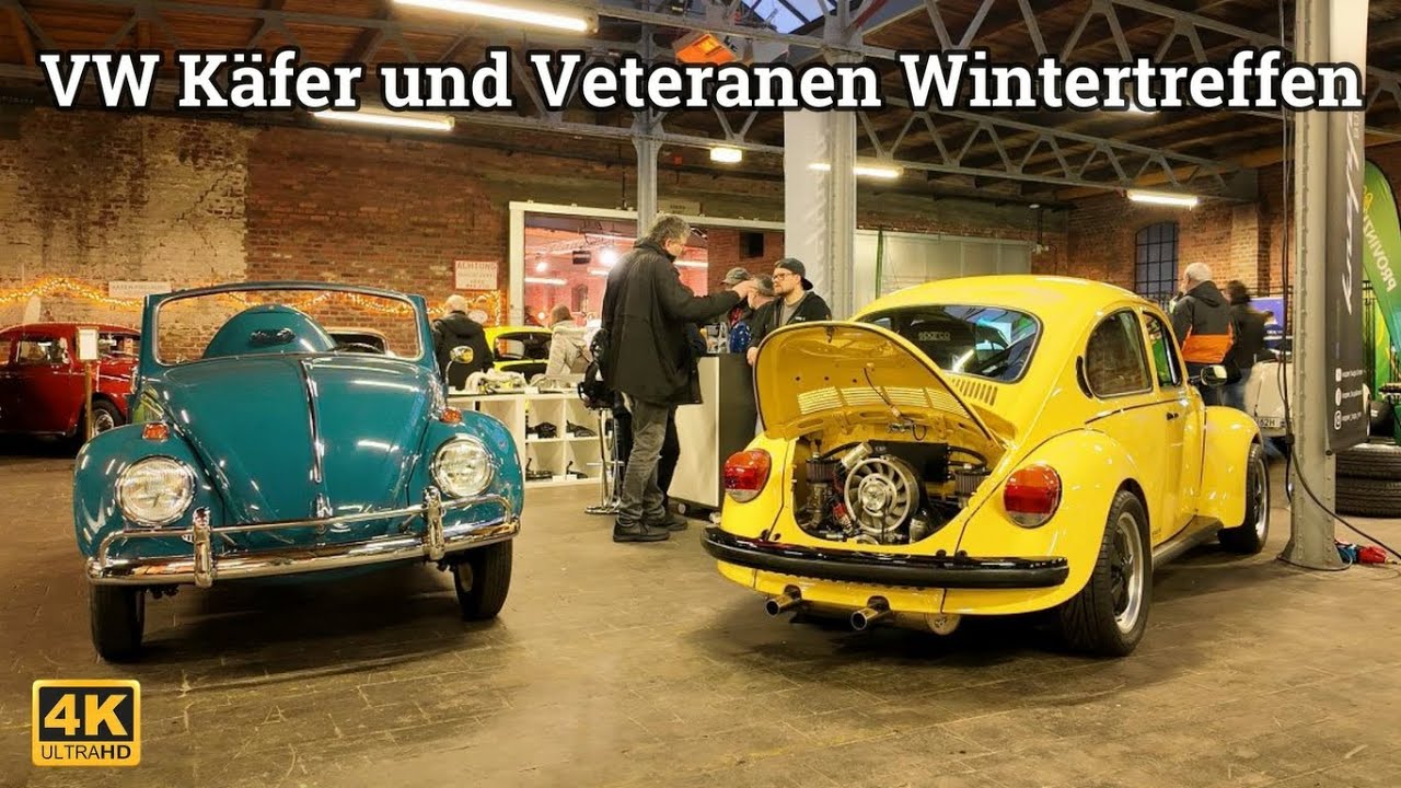 VW Käfer und Veteranen Wintertreffen im alten Güterbahnhof Herford am 13. + 14. Januar 2024
