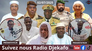 Radio Djekafo Mercredi 02 Juillet Daba Tounkara et Boubacar Traoré