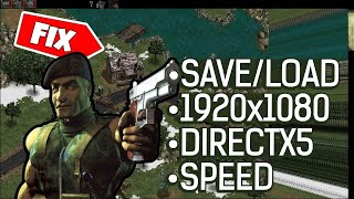 Fix for Commandos on Windows with DirectX 5, Widescreen, Save/Load & Speed Patch screenshot 3