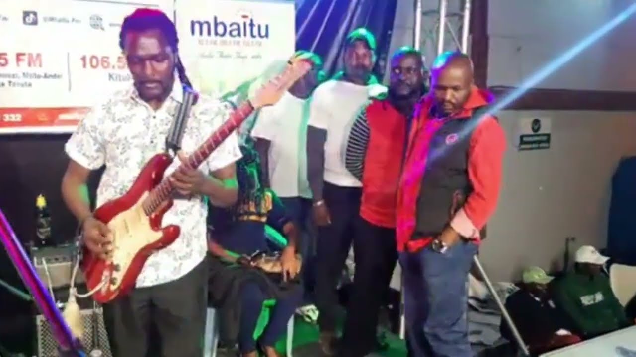 Kativui Mweene live performance at mbaitu fm   