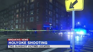 Police investigating after two people are shot in Holyoke