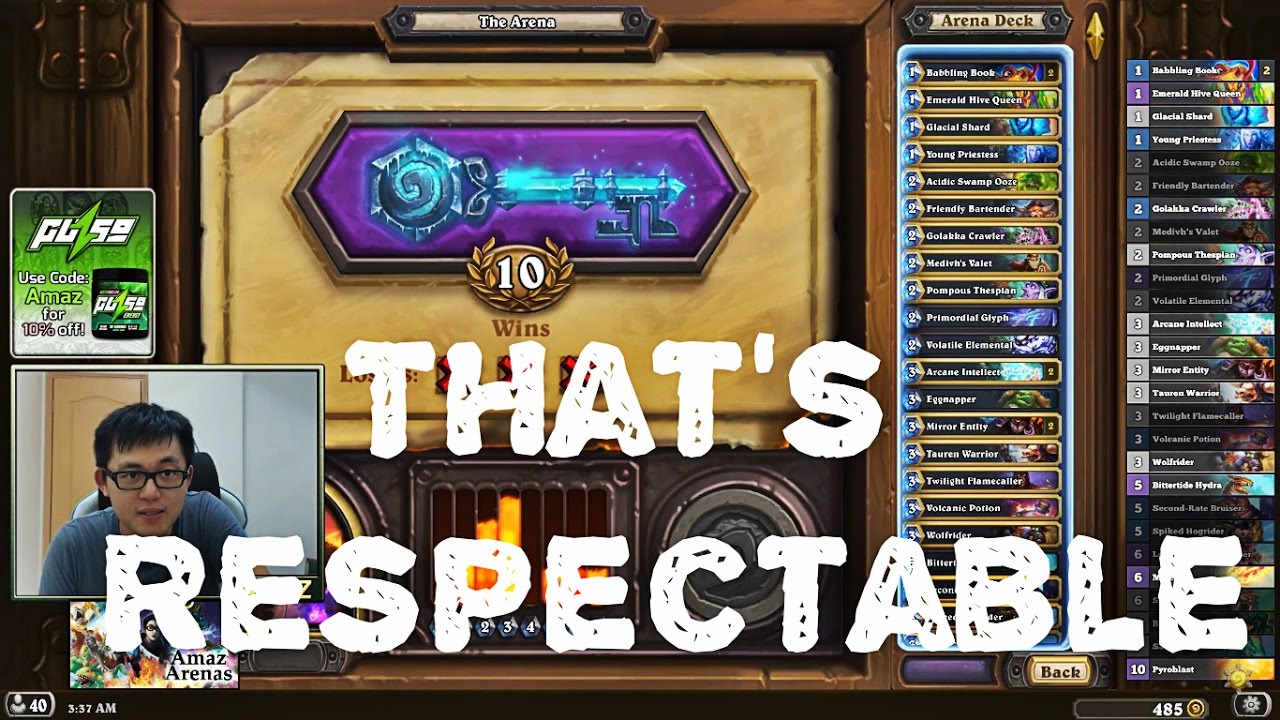 Hearthstone Arena - Amaz playing first Un'Goro arena!