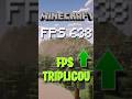 MODS NO MINECRAFT QUE TRIPLICAM O FPS #minecraft #shaders #minecraftmods #pcfraco #shorts