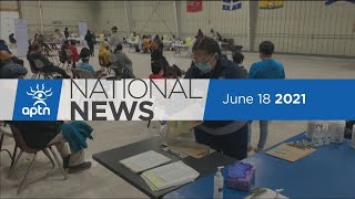 APTN National News June 18, 2021 – Human rights court case wraps up, Yukon COVID-19 cases climb