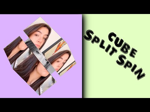 Cube Split Spin on Video Star