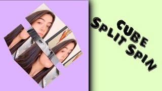 Cube Split Spin on Video Star