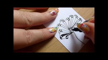 How I draw Aquafleur pattern