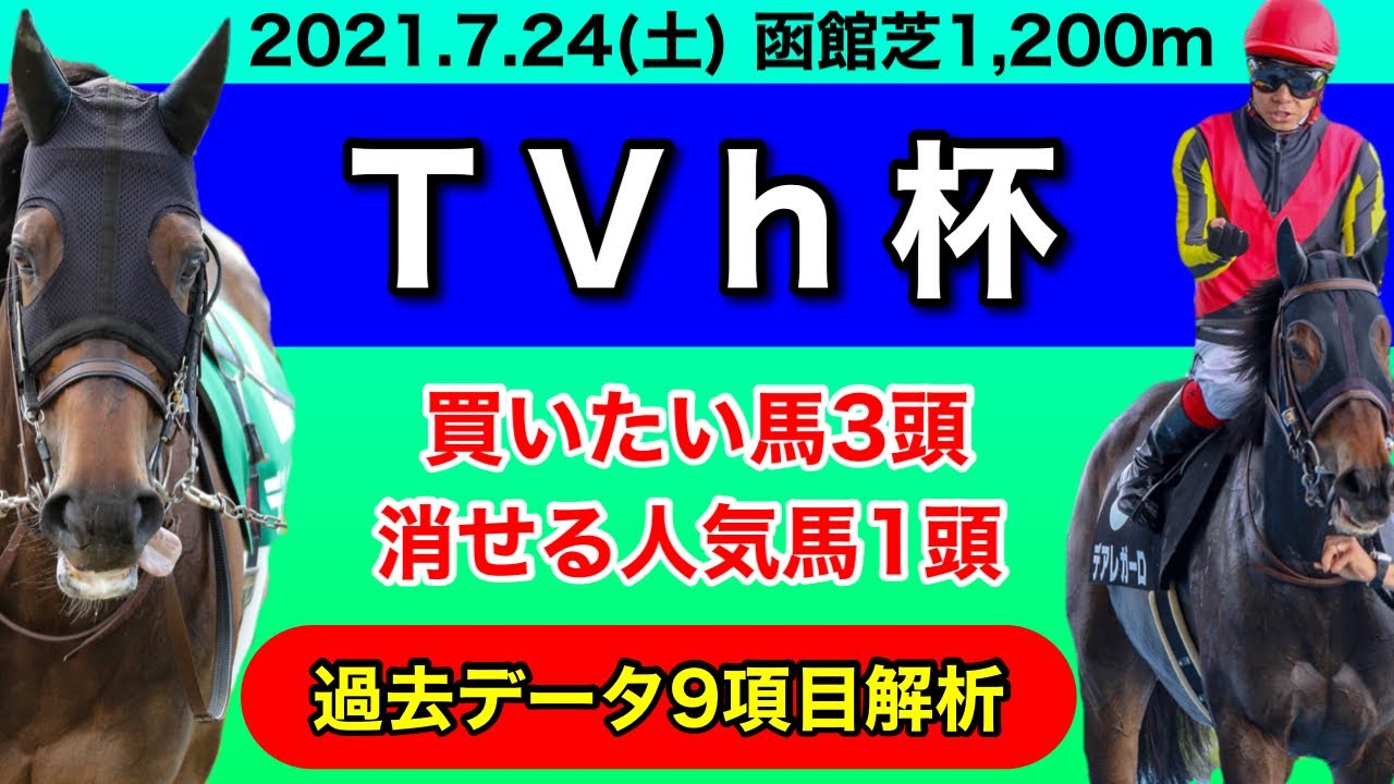 Tvh杯2021 過去データ9項目解析 買いたい馬3頭と消せる人気馬1頭について 競馬予想 Youtube