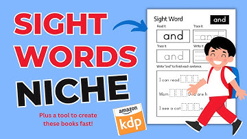 Create Sight Word Books FAST with This New KDP Tool!