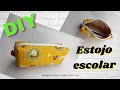 Estojo escolar fácil / Diy pencil case