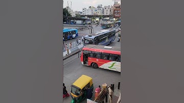 KSRTC bus just missed accident with APSRTC bus😳Both driver