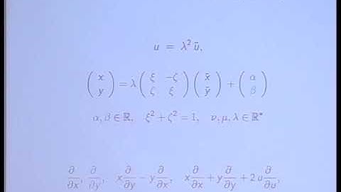 Dr. Evelyne Hubert | Algebra and algorithms for the classification of differential invariants