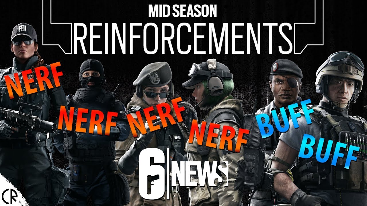 Patch Notes Mid-Season Reinforcements - 6News - Tom Clancy's Rainbow ...