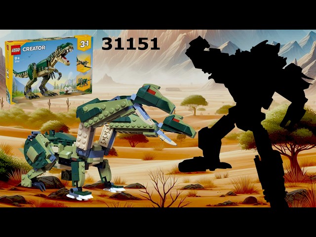 Tutorial: Transformer Two headed Dragon / G1 Hun Grrr using LEGO