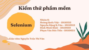 Nhóm 06 - Selenium IDE
