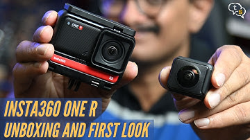 Insta360 One R Twin edition Unboxing and First Look (4k and 360 degree camera modules)