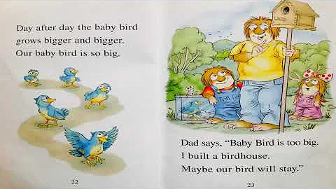 Little Critter, Just a baby bird by Mercer Mayer, read aloud bedside story