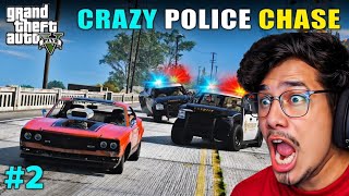 FRANKLIN CRAZY POLICE CHASE | GTA V GAMEPLAY #2 | FLEET LITE screenshot 2