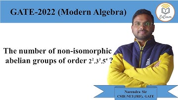 GATE-2022 Mathematics(MA) || Modern Algebra || Question No. 26