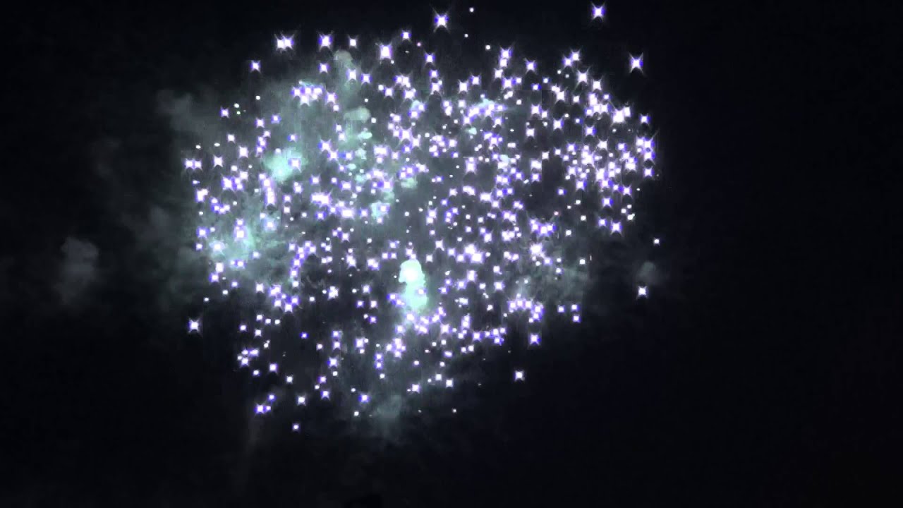 Fantastic light show on the waterfront. Firework Show. [Liverpool