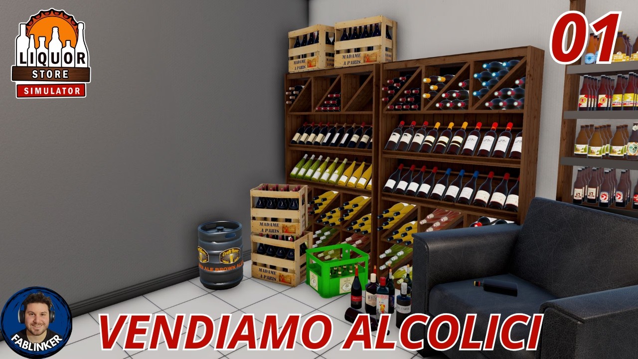 LIQUOR STORE SIMULATOR - VENDIAMO ALCOLICI - Gameplay ITA - EP.01
