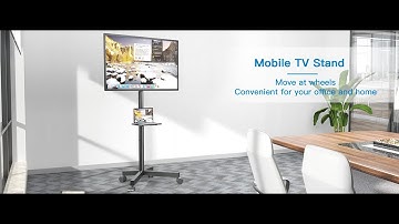 How to Assemble PERLESMITH PSTVMC06 Rolling TV Cart with Height Adjustment?