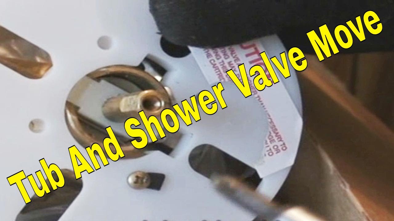 Tub And Shower Valve Move And Relocate DIY 3 of 9👍👍👍