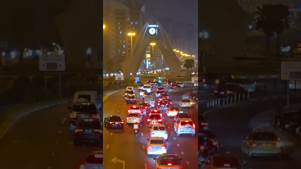 night time view ✨️ | dubai | clock tower | deira 🇦🇪
