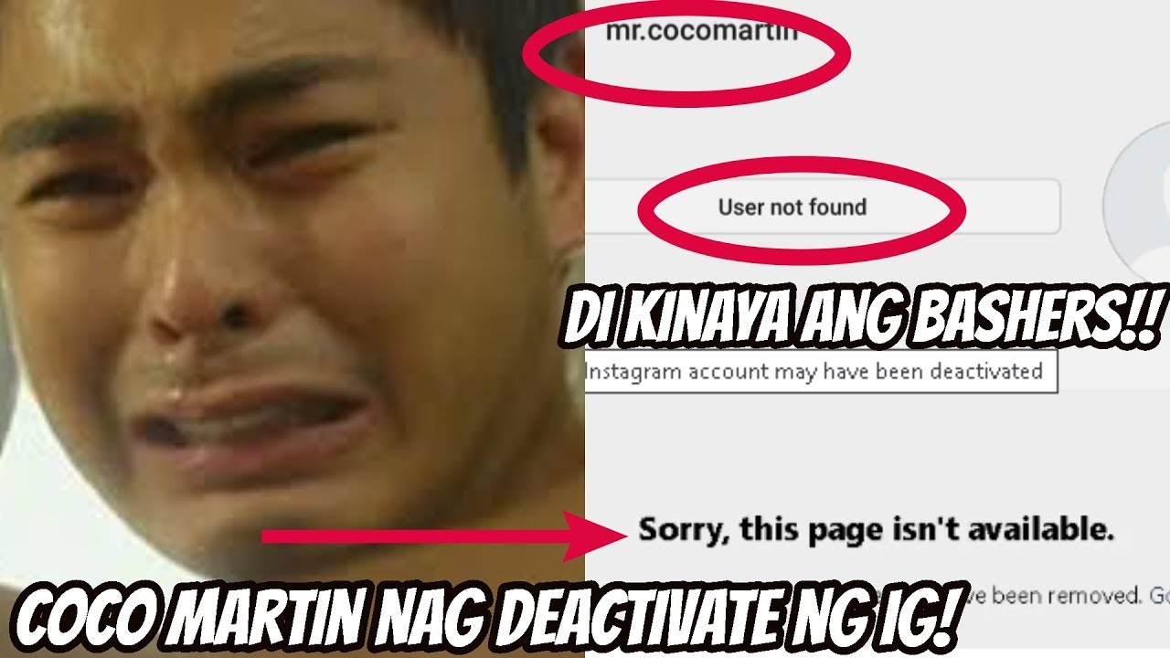 Coco Martin Nag DEACTIVATE ng IG Di KINAYA Ang BASHERS! 