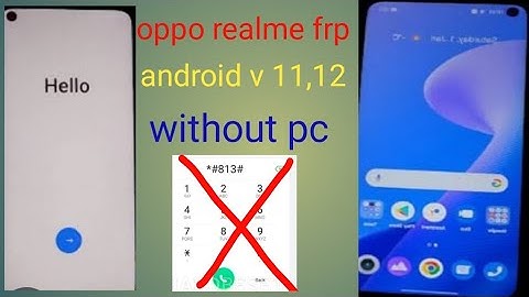 All OPPO/RENO/REALME [Android 11/12] FRP Unlock (Remove Google Lock) WITHOUT PC | *#813# Not Working