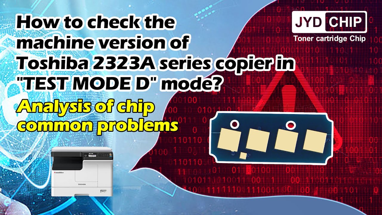 How to check the machine version of Toshiba 2323A series copier in