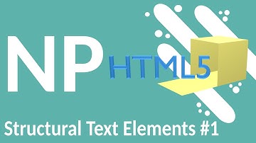 🌐HTML5 Course: Structural & Semantic Text Elements. part.1