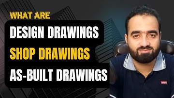 What Are | Design Drawings | Shop Drawings | As-built Drawings اردو/ हिंदी